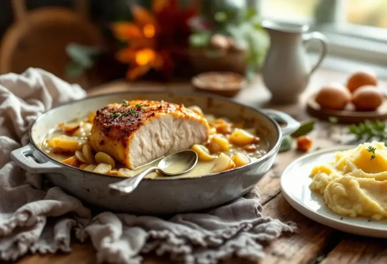 Ce rôti de porc mijoté dans le lait est tellement fondant qu’il se coupe à la cuillère