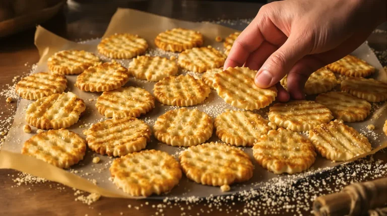 Crackers maison fromage-sésame prêts en 20 minutes : la recette que tout le monde me réclame à l'apéro