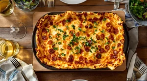 « Fini de surveiller la poêle » : cette crêpe salée au four se découpe comme un gâteau et régale toute la famille