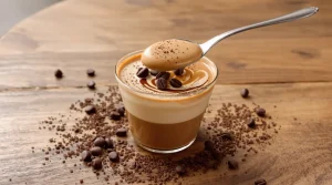 J’ai remplacé les flans et mousses du commerce par cette crème dessert au café maison : ultra onctueuse, sans œufs et très facile à faire !