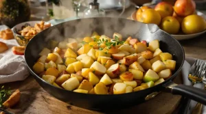 « Je la prépare en 10 minutes pour toute la famille » : ma poêlée poireaux-pommes-lardons ultra gourmande et rapide