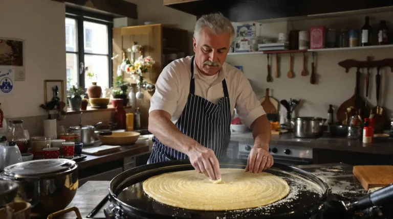 Un crêpier breton révèle enfin sa vraie pâte à crêpes : fluide, simple et 100 % tradition