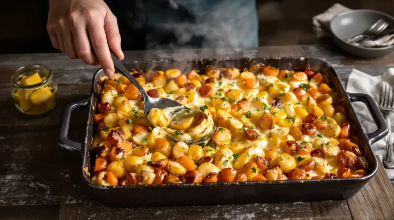 Gratin de pommes de terre, poireaux et carottes : fondant, bien doré et ultra facile à préparer