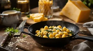 Le plat que je fais pour me faire plaisir sans effort : gnocchis au parmesan prêts en 10 minutes